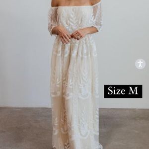 Off shoulder lace Baltic Born Dress